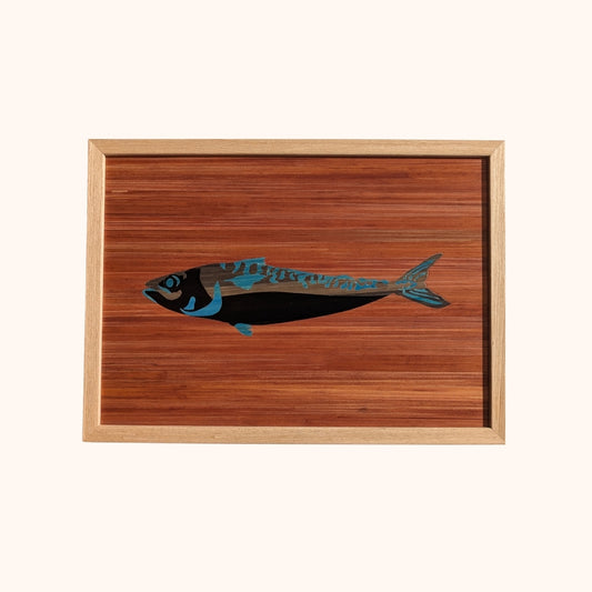 Maquereau fond marron