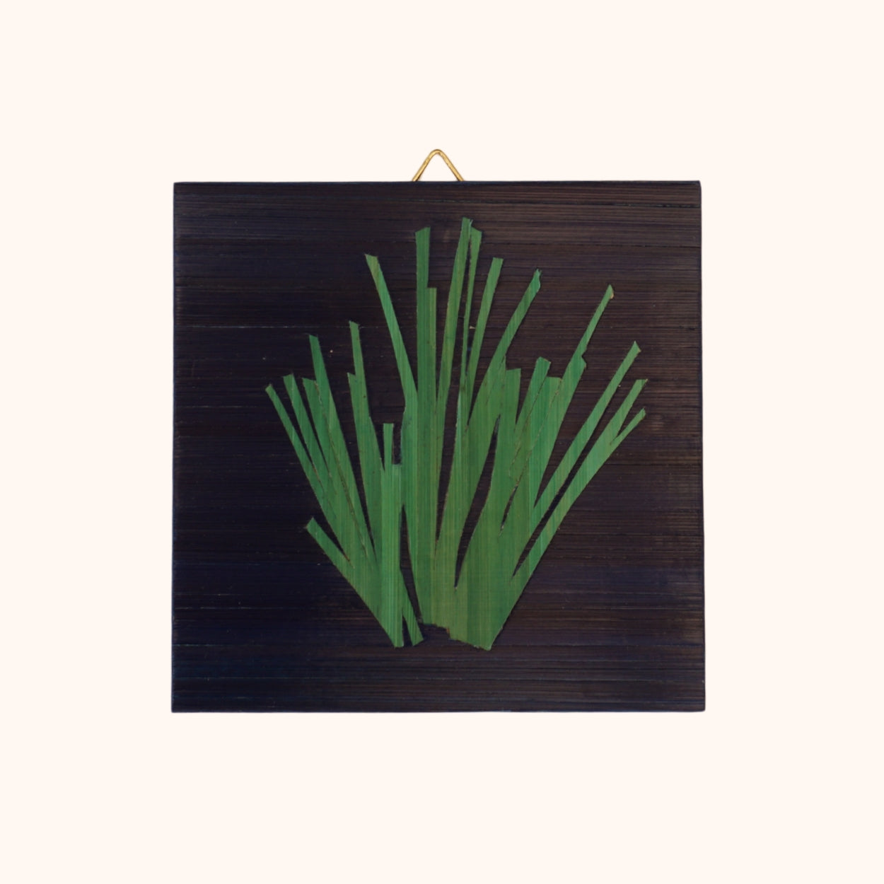 Jonc vert fond bleu